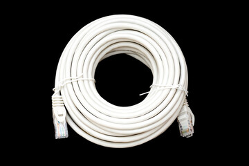 Roll of ethernet cable - obrazy, fototapety, plakaty