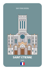 Saint-Etienne Cathedral in Saint Etienne, France