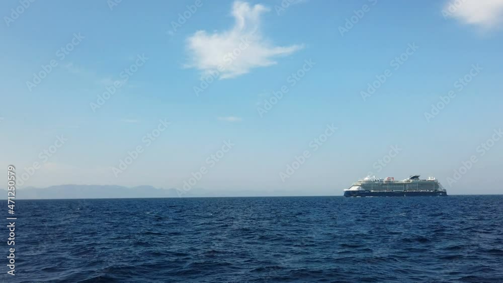 Wall mural Aegean Sea boat trip to symi island