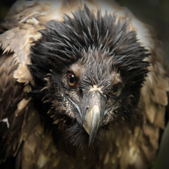 Young Bearded vulture