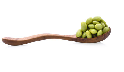 edamame beans isolated on white background