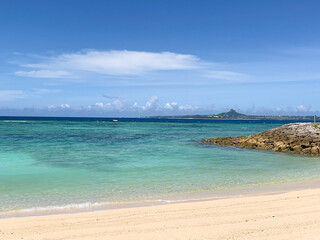 海辺の風景（雲,空,海）