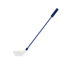 A  cartoon golf club stick isolated on white background. Vector illustration flat style.