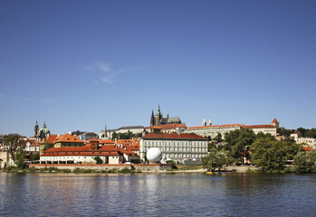 Fototapeta premium Panoramic view of Hradcany in Prague. Czech Republic