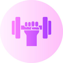 Dumbbell gradient icon