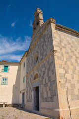 The 16th century church at Glavotok on the coast of Krk Island in Primorje-Gorski Kotar County, western Croatia
