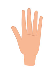 open hand palm