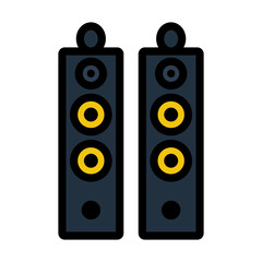 Audio System Speakers Icon