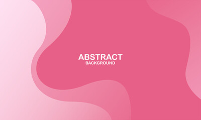 Abstract pink background. Fluid shapes composition. Vector illistration