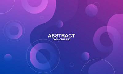 Abstract pink and purple background with circles. Vector illustration