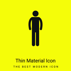 Basic Silhouette minimal bright yellow material icon