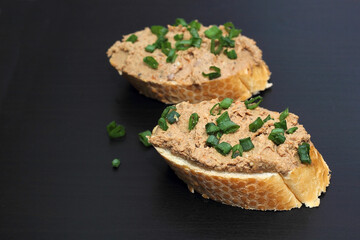 sandwich with liver pate