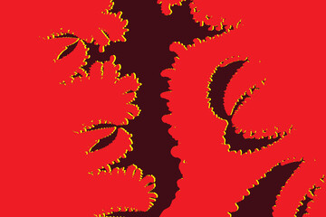 Mostri e tentacoli astratto