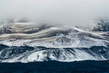 Volcanic coastal landscape, Deception Island, Antártica