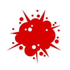 explosion vector icon logo images stock illustration clipart