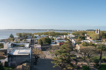 View at the height of the Colonia del Sacramento lighthouse