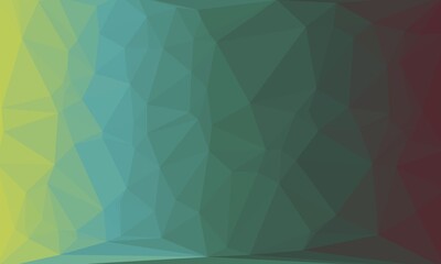 vibrant creative prismatic background with polygonal pattern