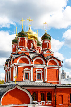Church near Kremlin on the Red Square in Moscow, Russia, Europe