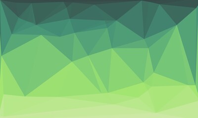 Fototapeta premium vibrant Abstract green and turquoise background with poly pattern