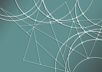 Multicolored geometric abstraction. Neuro graphic design using markers. Modern neuro art. Cover or background for magazines and posters.