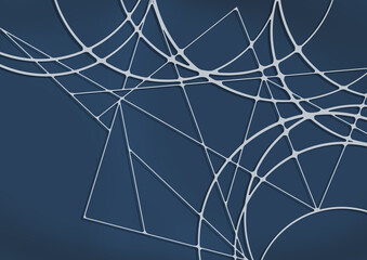 Multicolored geometric abstraction. Neuro graphic design using markers. Modern neuro art. Cover or background for magazines and posters.