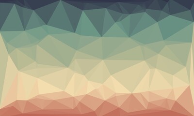 vibrant colorful geometric background with mosaic design