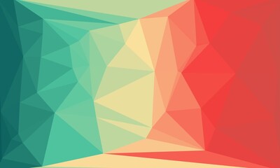 vibrant abstract geometric background with poly pattern