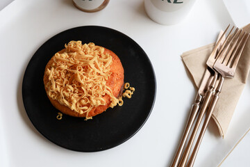 plate of spaghetti