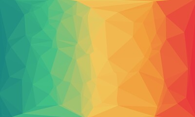 vibrant colorful geometric background with mosaic design