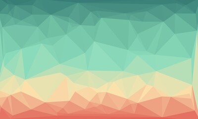 Fototapeta premium vibrant abstract colorful polygonal background