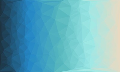 vibrant Creative prismatic background with blue polygonal pattern