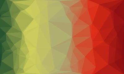 Obraz premium vibrant creative prismatic background with polygonal pattern
