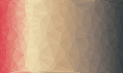 Obraz premium vibrant minimal multicolored polygonal background