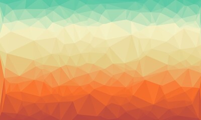 vibrant colorful geometric background with mosaic design