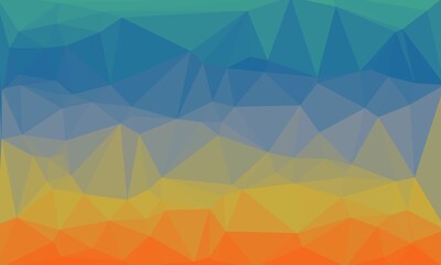 Fototapeta premium vibrant abstract geometric background with poly pattern