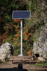 panneau solaire pour éclairage de ville autonome