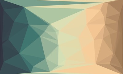 vibrant colorful geometric background with mosaic design