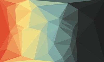 Obraz premium vibrant colorful geometric background with mosaic design