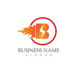 flash thunderbolt logo template