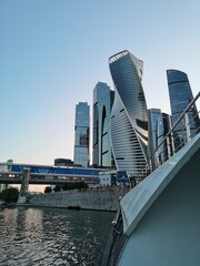Obraz premium city harbour bridge