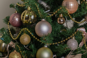 New Year or Christmas decor in the studio or at home