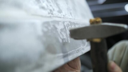 repair of dents on the car body