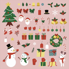 Christmas and Boxing Day Icon Clip Art