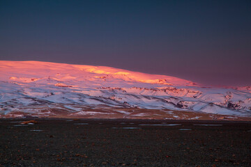 Zachód słońca - Islandia - obrazy, fototapety, plakaty