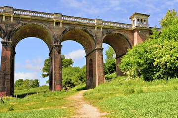 Fototapeta na wymiar The Northern End of the Ouse Valley Viaduct in Sussex