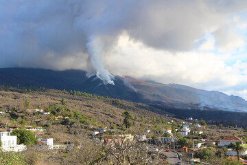 Volcán en La Palma, Canarias