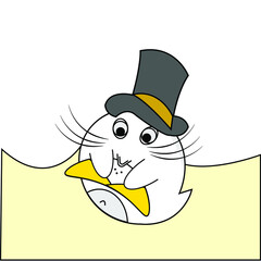 halloween witch with hat
