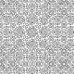 Seamless repeat pattern black and white sketch