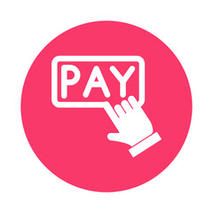 Click pay Isolated Vector icon which can easily modify or edit

