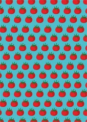repeat of fresh red tomatoes, tomatoes background